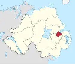 Le district dans le découpage de 2015.