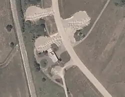 L'ancienne aérogare de Belfort - Fontaine en 2003