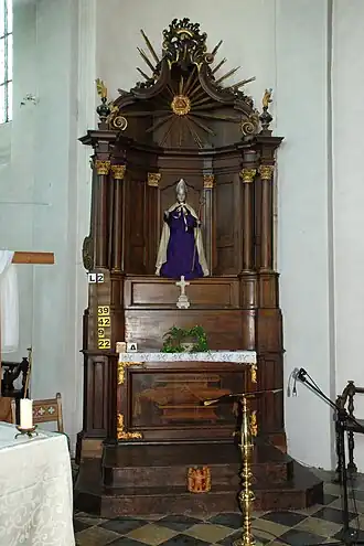 L'autel de saint Rémy.