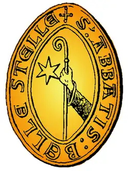 Sceau de l'abbé Guillaume, 1262