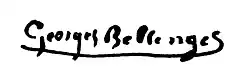 signature de Georges Bellenger (graveur)