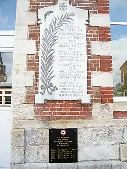 Plaque commémorative.