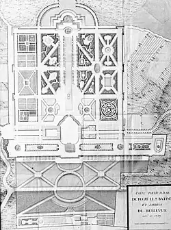 Plan de Bellevue, 1757.