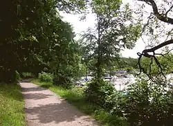 Le sentier de Brunnsviken.