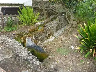 Fontaine des Trois Jets (fuente de los Tres Chorros), Calle la Venta