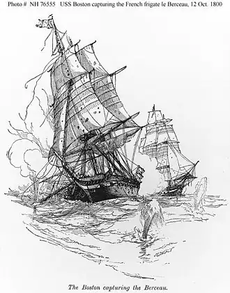 Description de l'image Berceau vs USS Boston-h76555.jpg.