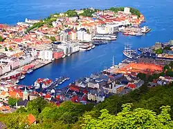 Vue du centre ville.