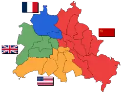 Berlin occupée et divisée