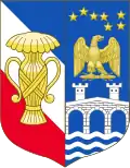 Blason des Bernadotte depuis 1908.