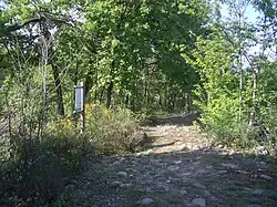 Le sentier nommé Ciapei Parfundà.