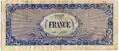 Billet de 100 anciens francs français type 1944 américain avec mention « France » au verso (verso).