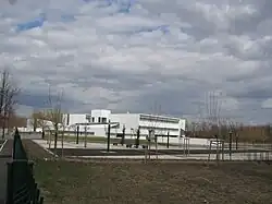 Un bâtiment de l'université.