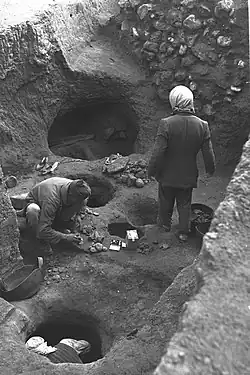 Silo souterrain à plusieurs compartiments, 1956