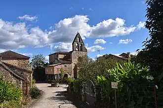 Vue du village et de l'église.