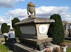Monument funéraire de Hyacinthe Martin Bizet. Cimetière Saint-Martin de Brest.