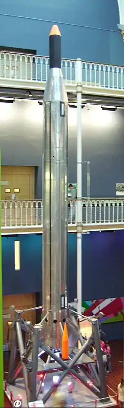 Black Knight BK02 conservée au musée royal d'Écosse à Édimbourg.