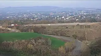 Champ de panneaux photovoltaïques de la zone des Tronques à Blaye.