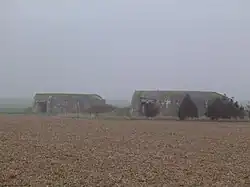 Blockhaus datant de la Seconde Guerre mondiale près de Ver-sur-Mer.