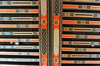 Plafond à la française. Château de Blois.