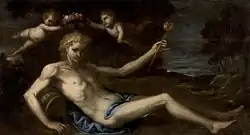 Allégorie de la rivière Darro, huile sur toile, 124 x 210 cm,&nbsp;Musée des Beaux -&nbsp;Arts de Grenade