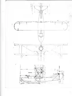 Description de l'image Boeing model B1D 6D drawing.jpg.