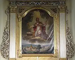 Huile dans l'Église Saint-Médard, à Boersch, Haut-Rhin.