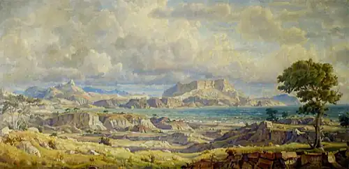 Paysage héroïque de Constantin Bogaïevski