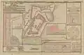 Détails du plan de la forteresse reconstruite en 1697