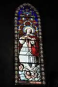 Vitrail de l'Assomption par Lorin, 1870.