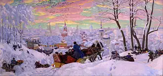 Maslenitsa(1916), par Kustodiev