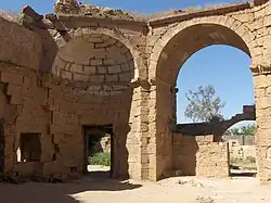Frigidarium des thermes du sud.