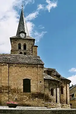 Le chevet et le clocher