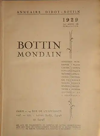 Bottin mondain