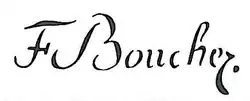 signature de François Boucher