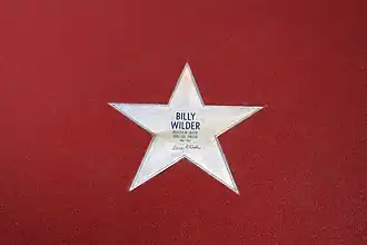 Étoile de Billy Wilder.