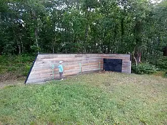 Piste de rampeau (jeu de quilles landaises).