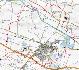 Carte topographique.