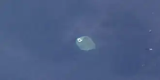 Image satellite de Bramble Cay