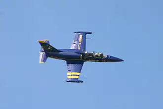 L-39s Albatros de la Patrouille Breitling en vol
