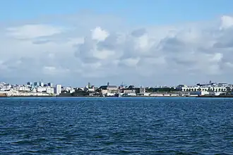 Brest vue de la rade.