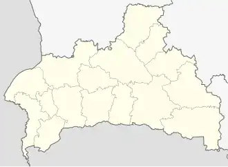 Voir sur la carte administrative du voblast de Brest