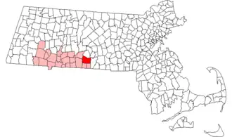 Localisation de Brimfield