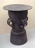 Tambour de cérémonie de l'âge du bronze, Bali.