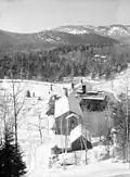 Vue del'hôtel Alpine Inn, janvier 1941