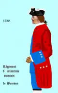 régiment du Buisson de 1720 à 1721