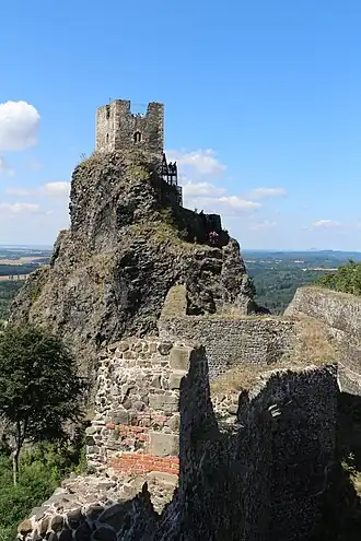 Le château de Trosky.