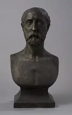 Buste de Ferdinand Lavainne par Félix Huidiez (1866)