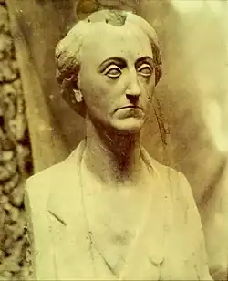 Buste d'Émilie Morel, La Martre (maquette en plâtre, 1947).