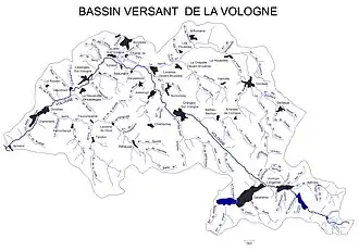 Bassin versant de la Vologne. Sa source est située sur le domaine du jardin d'altitude du Haut-Chitelet