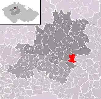 Localisation de Byšice